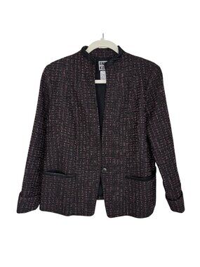 Anni Kuan Tweed Black Blazer, 12